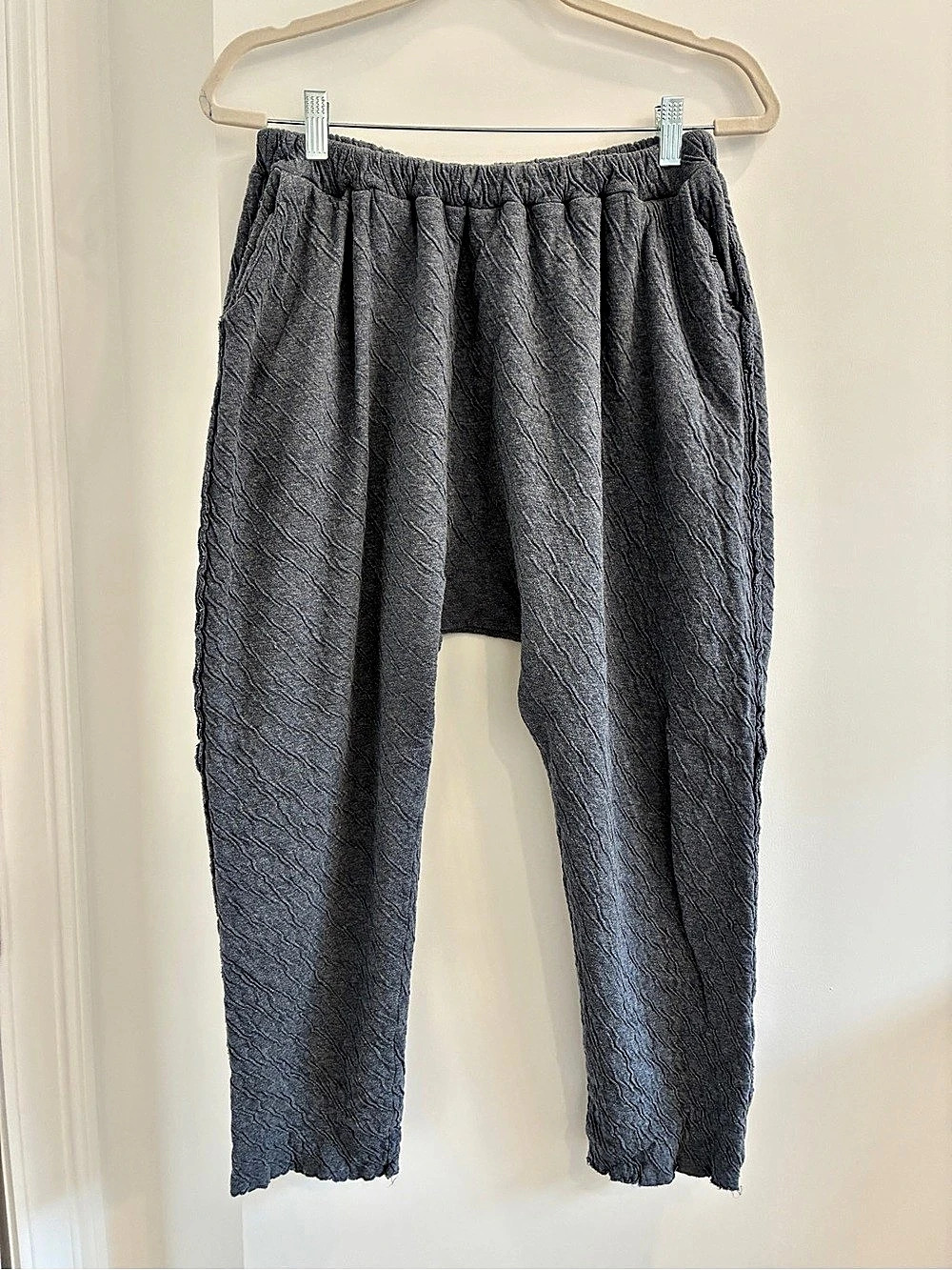 Atelier Delphine Organic Cotton Jogger Pants Gray Medium